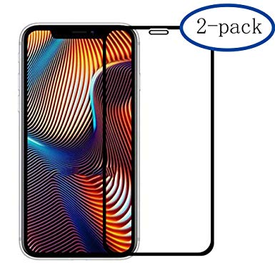 [2-Pack] Screen Protector Compatible for iPhone XR 6.1 Inch,Case Friendly,0.3mm Thin 9H Hardness,HD Clear,Bubble-Free,Anti-Scratch