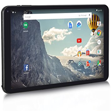 NeuTab 10.1 inch 64-bit Quad Core Android 5.1 Lollipop OS Tablet PC 16GB Nand Flash 1280x800 IPS Display Bluetooth Mini HDMI GPS Supported, 1 Year US Warranty, FCC Certified