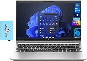 HP EliteBook 640 G10 Business Laptop 14.0" Touchscreen IPS FHD Display (10-Core Intel i5-1335U, 32GB RAM, 1TB PCIe SSD, Thunderbolt 4, WiFi 6E, BT 5.3, Webcam, Win 11 Pro) w/DKZ USB Port Expander