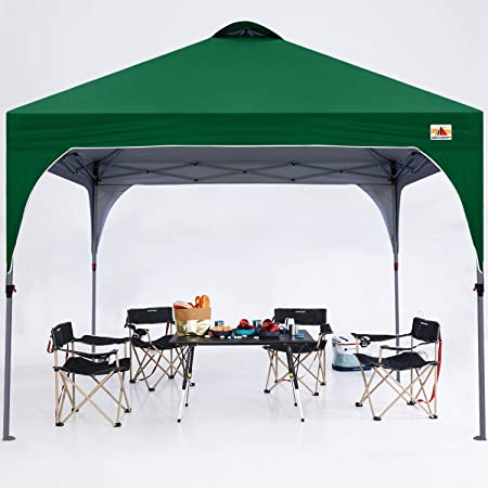 ABCCANOPY Outdoor Pop up Canopy Tent 10x10 Camping Sun Shelter-Series, Forest Green