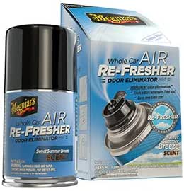 MEGUIAR'S G16602 Whole Air Re-Fresher Odour Eliminator Mist, Sweet Summer Breeze Scent, 1 Pack