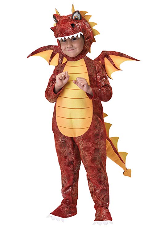 Little Boys' Fire Breathing Dragon Costume - S