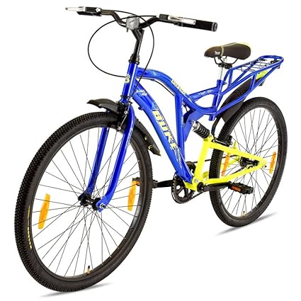 Avon Buke Draco 26T Bicycles | Frame Size:18.5'inch | Wheel Size:26'inch | Short Bent Handle Bars | Rigid Fork with Caliper Break with Centre Frame Suspension for Adults (Glossy Spinel Blue)