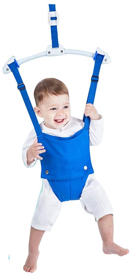 Baby Door Jumpers and Bouncers Swing Exerciser Set with Door Clamp Adjustable Strap for Toddler Infant 6-24 Months