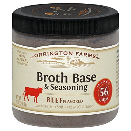 Orrington Farms Beef Flavored Broth Base & Seasoning, 12 Ounce