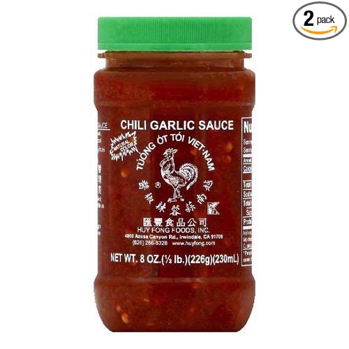 Huy Fong Foods, Chili Garlic Sauce (Pack of 2)