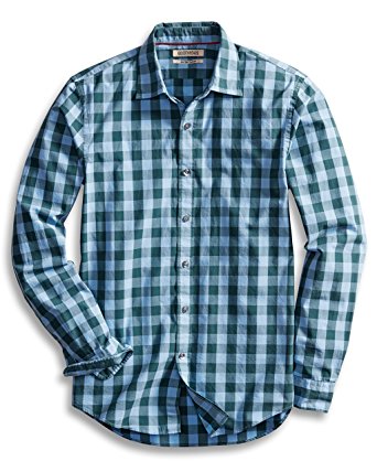 Goodthreads Men's Slim-Fit Long-Sleeve Large-Scale Check Shirt