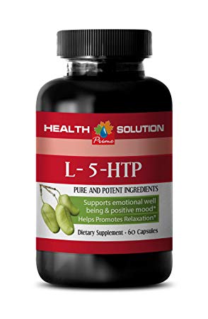Mood Booster for Women - L-5-HTP - Supports Emotional Well Being & Positive Mood - griffonia simplicifolia 5-htp - 1 Bottle (60 Capsules)