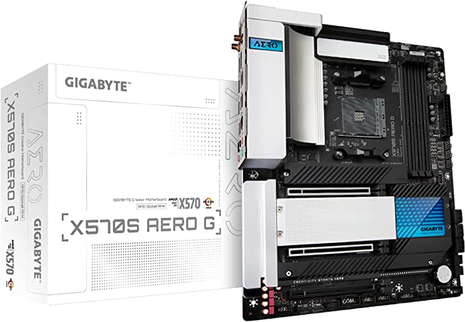 GIGABYTE X570S AERO G (AMD/ X570S/ Ryzen 5000/ ATX/PCIe 4.0/ SATA 20Gb/s/USB 3.2/ Motherboard)