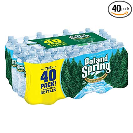 Poland Spring 100% Natural Spring Water (16.9 oz. bottles, 40 pk.)
