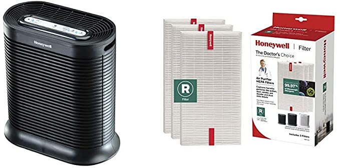 Honeywell HPA200 True HEPA Allergen Remover & Filter R True HEPA Replacement Filter (Pack of 3)