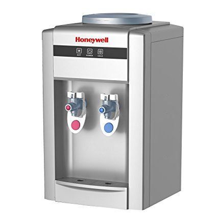 Honeywell HWB2052S2 Tabletop Top-Loading Hot/Cold Water Dispenser, Silver