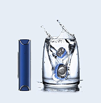 Diglot Wireless Earbuds Bluetooth 4.2 IPX7 Waterproof Anti-sweat Sports Wireless Headsets with Stereo Noise Cancelling Best Wireless Bluetooth Earbuds with Charging Case for iPhone&Android(Blue)