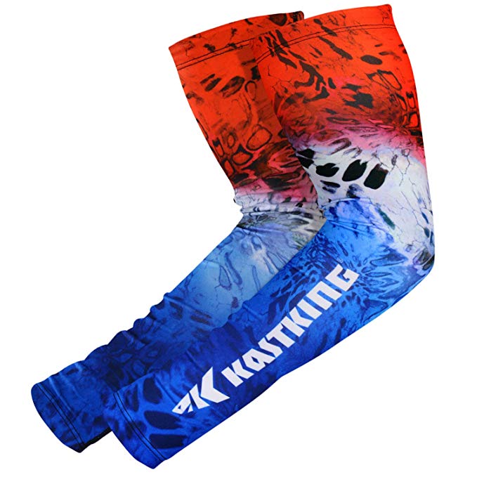 KastKing Sol Armis UV Protection Arm Sleeves - UPF 50 Sun Sleeves - Sun Protection Sleeves for Fishing Hiking Paddling Rowing Kayaking Cycling