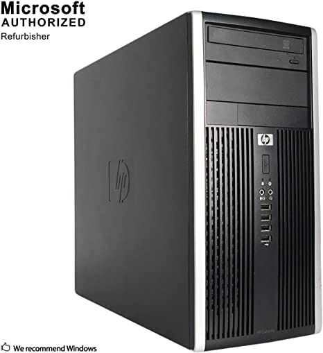 HP Compaq Pro 6300 Tower Desktop PC, Intel Quad Core i7-3770 up to 3.9GHz, 8G DDR3, 500G, WiFi, Bluetooth 4.0, DVD, Windows 10 64-Multi-Language Support English/Spanish/French (Renewed)