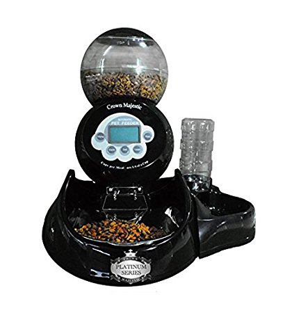 Crown Majestic Platinum Series Dog and Cat Automatic Pet Feeder