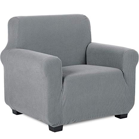 TIANSHU Armchair Slipcovers, Sofa Covers, Couch covers, Pet Covers(Chair, Light Gray)