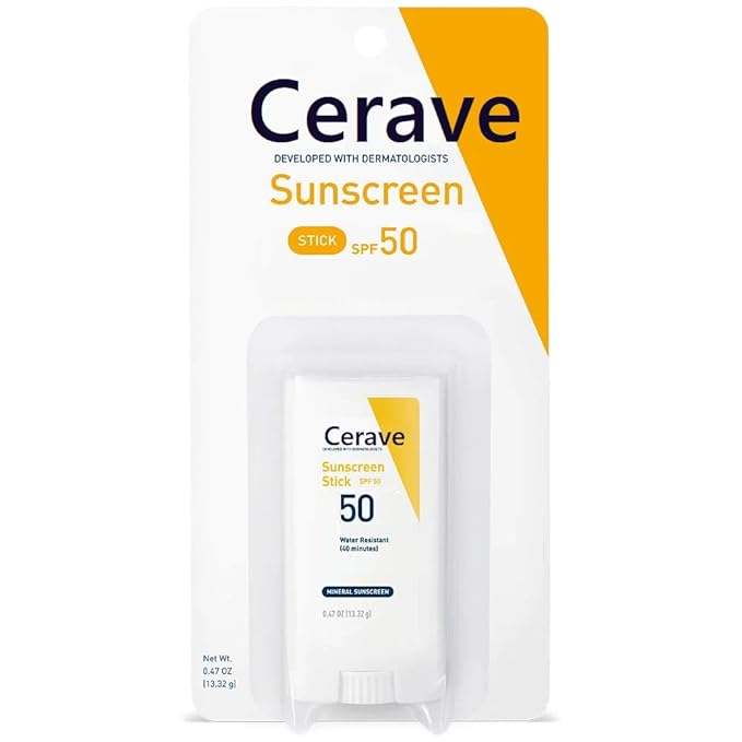 Sunscreen Stick for Face and Body - SPF 50 Compatible with Cerave