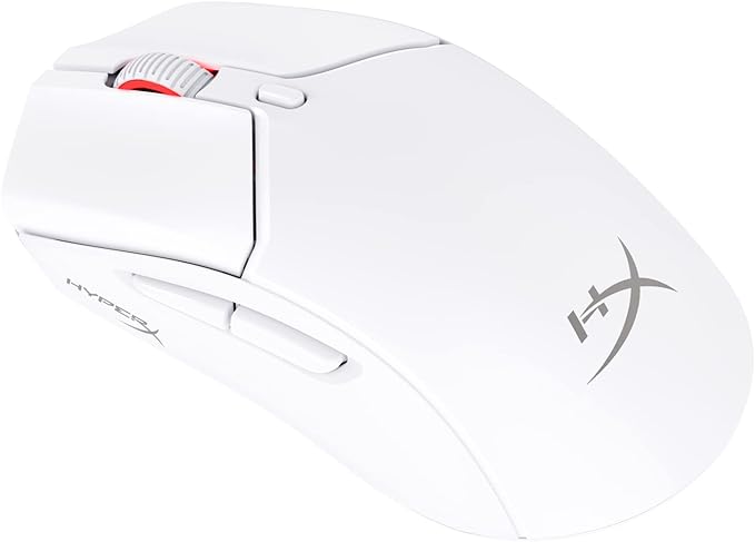 HyperX Pulsefire Haste 2 – Wireless Gaming Mouse- Ultra Lightweight, 61g, 100 Hour Battery Life, Dual Wireless Connectivity, Precision Sensor - White