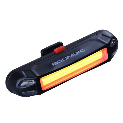 Bonmixc Bike Tail Light LED 120lm with USB Rechargeable and Waterproof