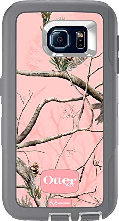 OtterBox DEFENDER SERIES for Samsung Galaxy S6 - Retail Packaging  - AP Pink (White/Gunmetal Grey with Pink AP Camo)