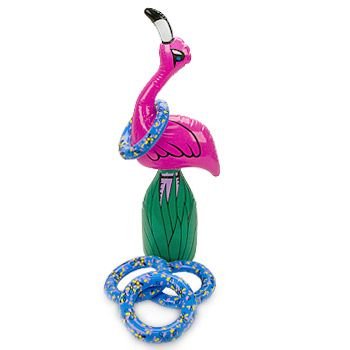 Fun Express Inflatable Flamingo Ring Toss Game