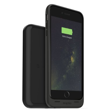 mophie 1,560mAh Juice Pack Wireless & Charging Base for iPhone 6/iPhone 6S - Retail Packaging - Black