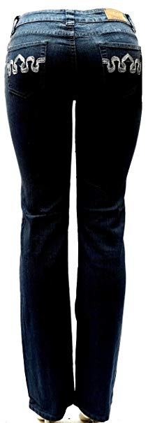New Silver Kiss Junior Women's Blue Denim Premium Stretch Bootcut Jean Pants