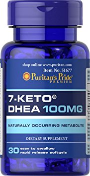 Puritan's Pride 7-Keto DHEA 100 mg-30 Softgels