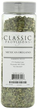 Classic Provisions Spices Oregano, Mexican Whole, 3 Ounce
