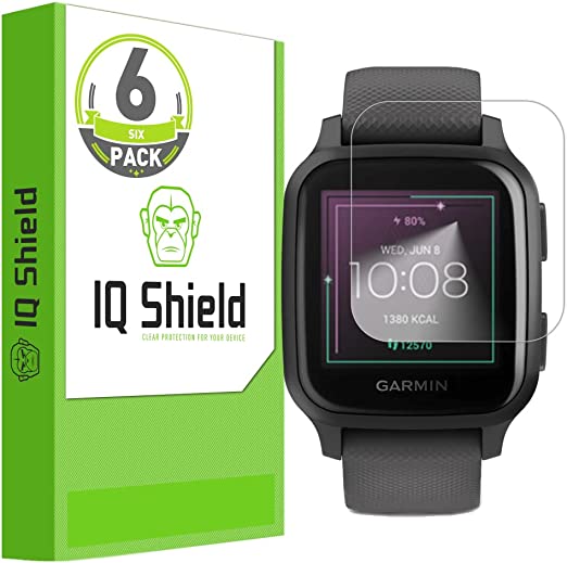 IQ Shield Screen Protector Compatible with Garmin Venu Sq 2 (6-Pack) Anti-Bubble Clear Film