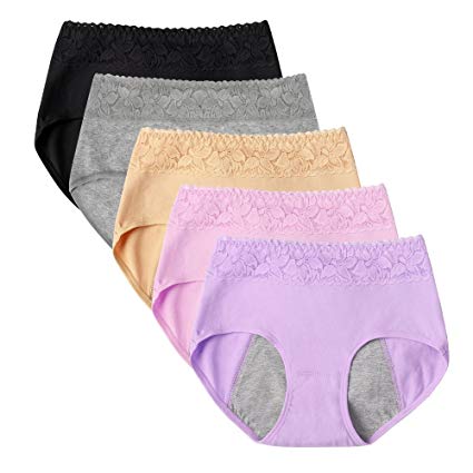SPFAS Women's Postpartum Leakproof Briefs Menstrual Period Panties Postpartum Bleeding Underwear Tummy Control Underpants