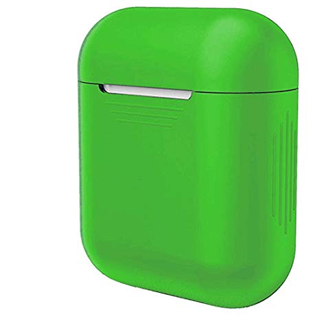 AirPods Case Protective Silicone Cover and Skin for AirPods Charging Case (Green)