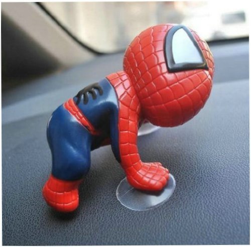 ElementDigital Cute Super Hero Spider-man Doll Toy with Suction Cups Car Accessories Auto part (1 PCS)