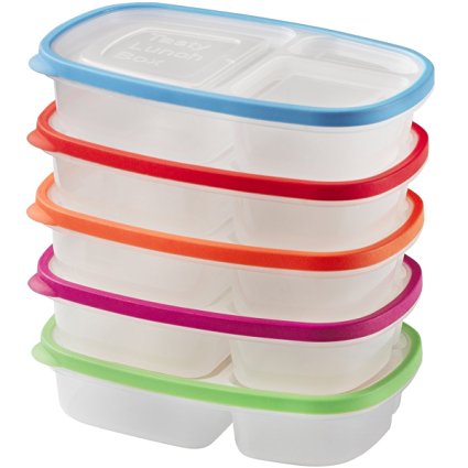 Freshbox (5 PACK) Lunch Box, High quality lunch boxes, lunch boxes for adults and lunch boxes for kids