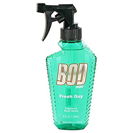 Bod Man Fresh Guy by Parfums De Coeur Fragrance Body Spray 8 oz for Men - 100% Authentic