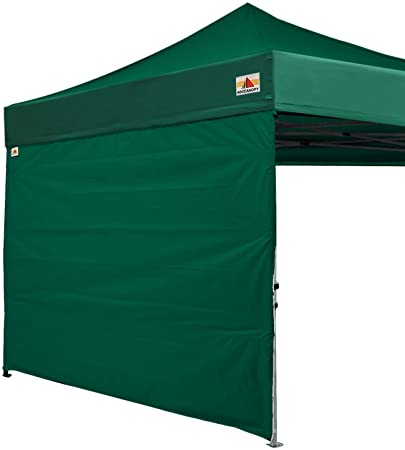 ABCCANOPY Instant Canopy SunWall (15 Colors) for 10x10 Feet, 10x20 Feet Straight Leg pop up Canopy, 1 Pack Sidewall Only, Forest Green