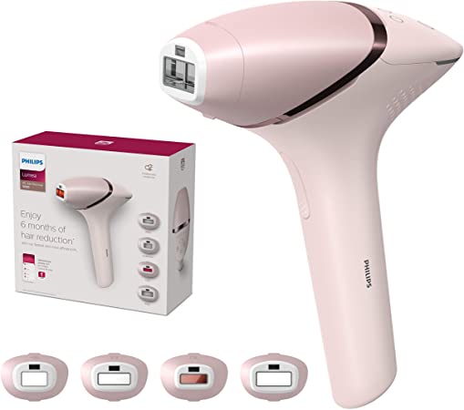 Philips Lumea IPL Cordless Hair Removal 9000 Series with 4 attachments for Body, Face, Bikini and Underarms and SenseIQ Technology, New 2021 Edition - BRI957/00