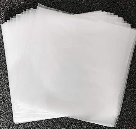 12" inch Vinyl Record 450 G Polythene Sleeves Premium Quality Pack of 100