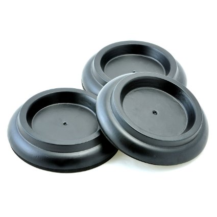 Moozikpro [3 Pcs] Piano Caster Cups - Very Strong ABS - Non-Slip & Anti-Noise Foam Pad