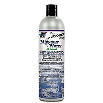 Groomers Edge Midnight White Dog and Cat Shampoo, 16-Ounce