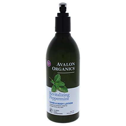 Avalon Organics Peppermint Hand and Body Lotion, 355ml