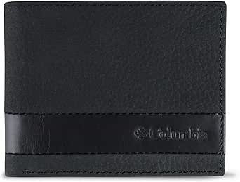 Columbia Men's Everyday Bifold Wallet-Multiple Card Slots, Id Window