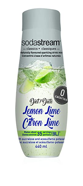 SodaStream Diet Lemon Lime Syrup, 14.8 Fluid Ounce