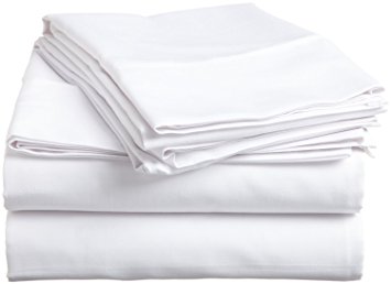 4 Piece Bed Sheets Set, Flat Sheet -Fitted Sheet -2 Pillow Cases -Deep Pockets -Premium Quality, Ultra Soft Microfiber & Bamboo Blend - Wrinkle, Fade & Stain Resistant -Luxury bedding set- by Alurri
