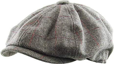 Newsboy Ivy Ascot Hat Wool Blend Gatsby Plaid Patch Herringbone Golf Driving