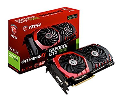 MSI NVIDIA GeForce GTX 1080 GAMING X 8GB GDDR5X Graphics Card - Black