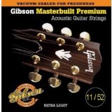 Gibson Masterbuilt Premium Phosphor Bronze Acoustic Guitar Strings Ultra Light 11-52