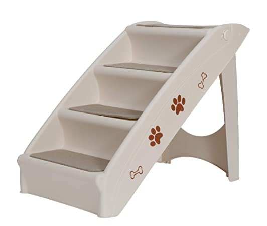 ZENY Pet Stairs, Foldable Steps for Dogs and Cats