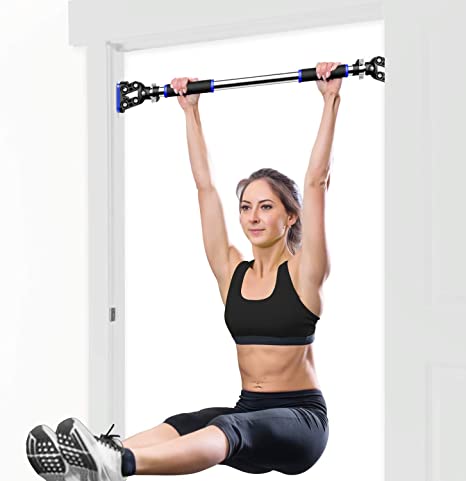 FEIERDUN Pull Up Bar with No Screws Doorway Chin Up Bar for Home Gym Workout